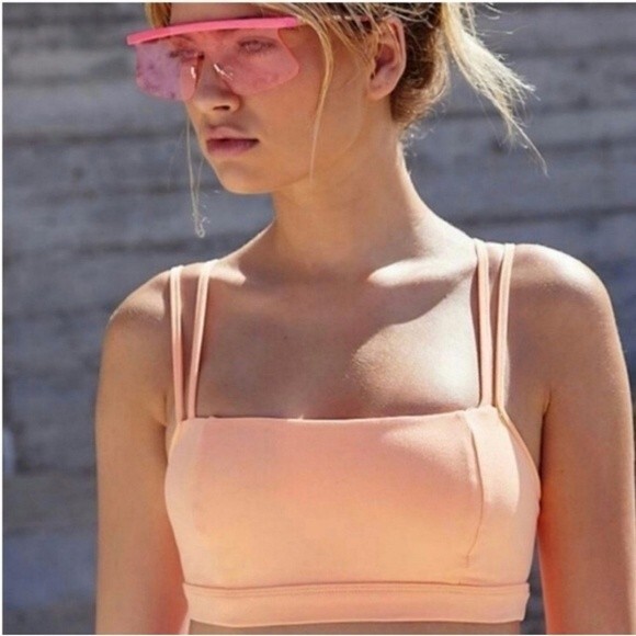 Free People Other - Free People Movement Idris Peach Horizon Sports Bra NWT womens size small S